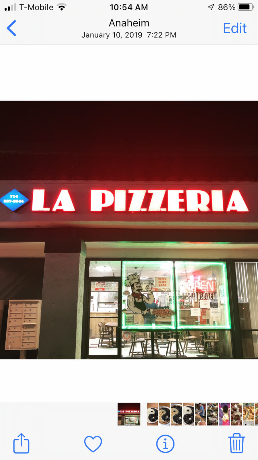 La Pizzeria in Anaheim, California