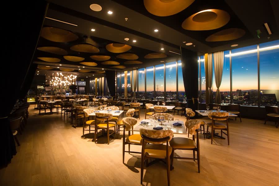 Top of the V in Anaheim, California